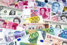 A Collection Of Various Currencies.
