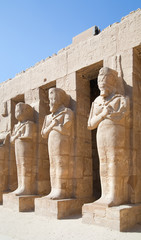 Wall Mural - statues in Karnak temple, Luxor