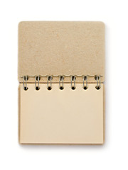 Notepad isolated on the white background