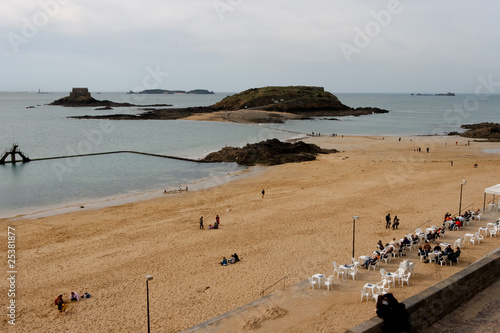 Plage Saint Malo Buy This Stock Photo And Explore Similar