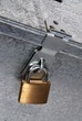 metal padlock closure