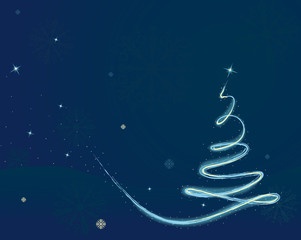 christmas tree background