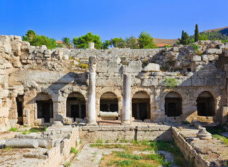 Poster - Ruins in Corinth, Greece