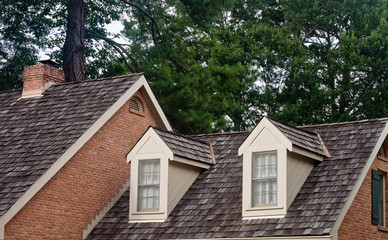 Two Dormers on Wood Shingle Roof