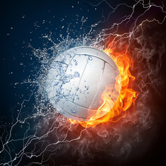 Wall Mural - Volleyball Ball