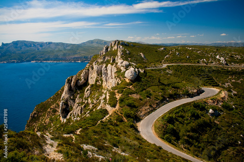 Tapeta ścienna Cretes Road, Francja