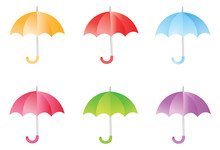 Set Of Umbrellas