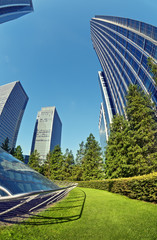 Canvas Print - Canary Wharf, London.