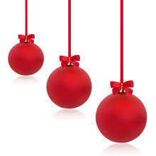 Christmas Red Bauble Beauty