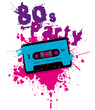 80er Party Logo