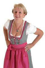 Wall Mural - Frau im mittleren Alter im Dirndl