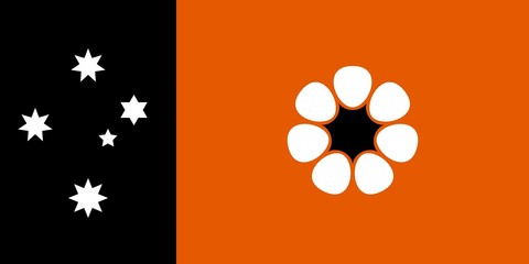 Poster - Drapeau du Territoire du Nord en Australie