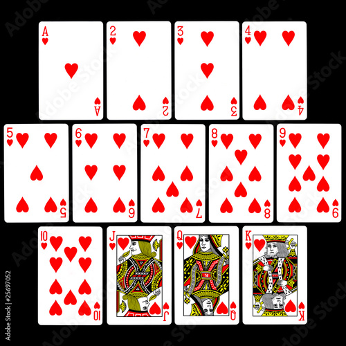 Playing Cards (Hearts) Buy this stock photo and explore similar