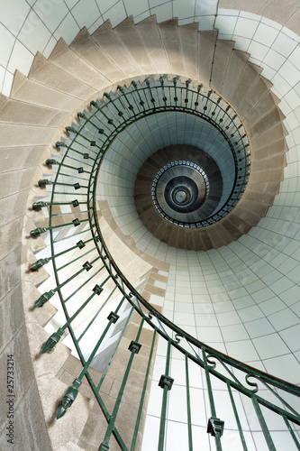 Obraz w ramie high lighthouse staircase