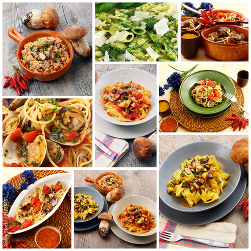 pasta italiana collage © Photobeps