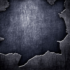 Poster - cracked iron plate