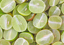 Layer Of Sliced Key Limes