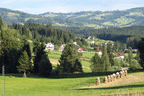Dekoracja na wymiar krajobraz-istebna-beskidy-widok
