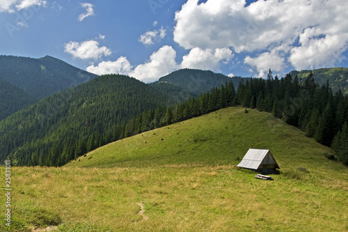 Board z aluminiowym obramowaniem Dolina chochołowska, zakopane