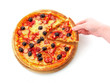 © Africa Studio - tasty Pizza with olives isolated on white