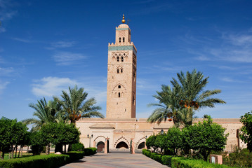 Canvas Print - En face de la Koutoubia