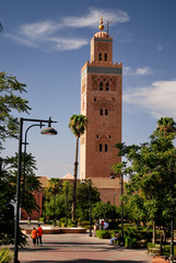 Canvas Print - Le minaret de la Koutoubia