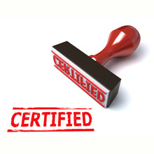 3d Stamp Certified