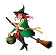witch with a pot
