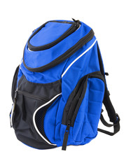 Wall Mural - Blue backpack | Isolated