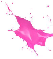 Wall Mural - pink paint splash