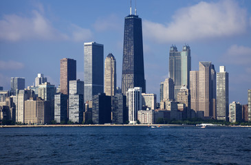 Fototapete - Downtown Chicago seen from the Lake