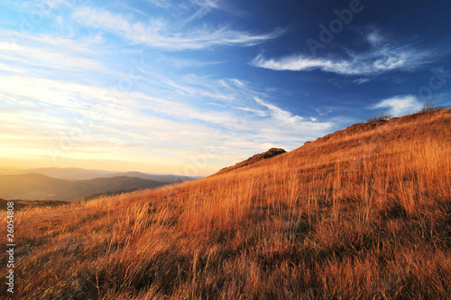 Plakat na papierze fotorealistycznym Bieszczady