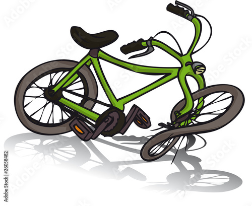 bicyclette plan accident
