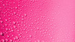 canvas print picture - pinky waterdrops