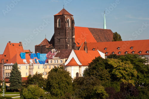 Naklejka samoprzylepna Wyspa piaskowa we wrocławiu