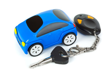 Sticker - Toy car and keys