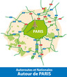PARIS - Autoroutes et Nationales