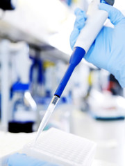 test tubes and pipette