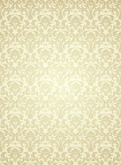 Sticker - Seamless wallpaper pattern, light