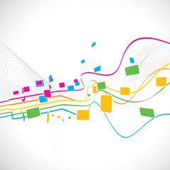 Wall Mural - vector absract background