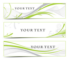abstract banners