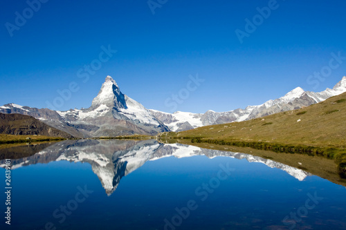 Obraz na płótnie canvas dwuczęściowy "dyptyk" Panorama Matterhorn