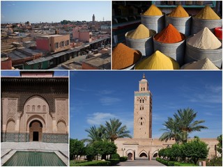 Canvas Print - La ville pittoresque de Marrakech