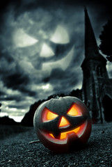 Fototapete - Halloween Night