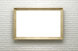 © auris - blank frame on the brick wall