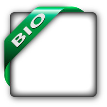 Green Corner Ribbon For Bio Products