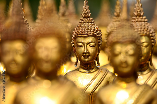 Naklejka - mata magnetyczna na lodówkę buddha status
