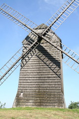 Wall Mural - Antique trestle type Windmill from the 19th century