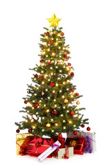 decorated christmas tree