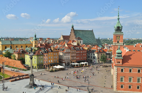 Board z aluminiowym obramowaniem Stare Miasto w Warszawie
